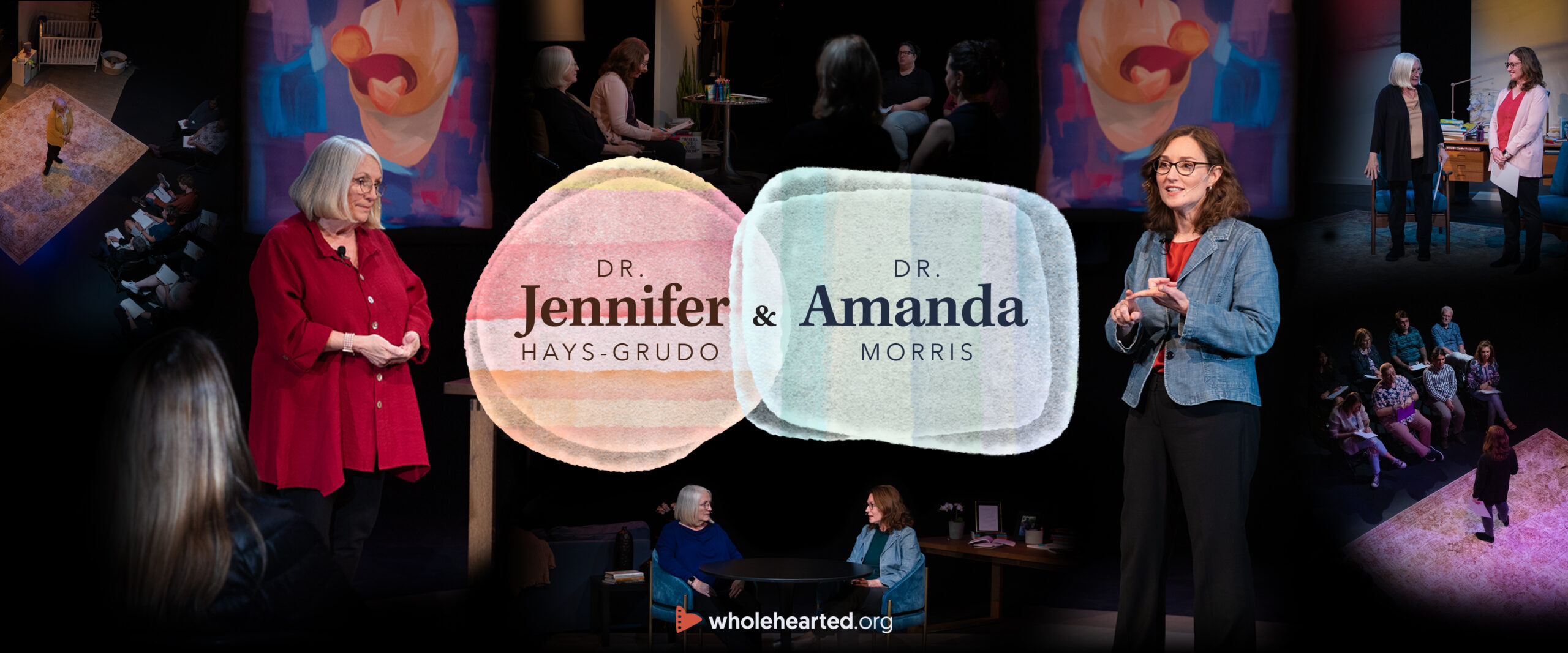 Speaker Collection - Jennifer Hays-Grudo and Amanda Morris - Wholehearted.org - 21x9 - TXT - BANNER